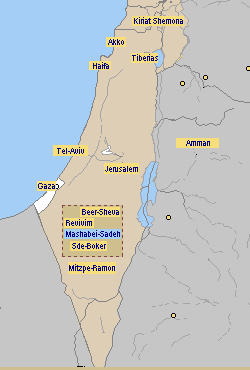 carte Israel